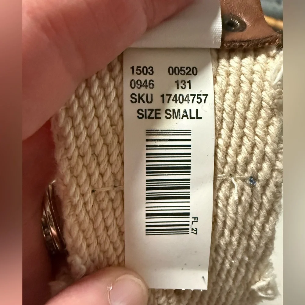 American Eagle Wide Canvas Grommet Belt Size Small Y2K Gorpcore Utility